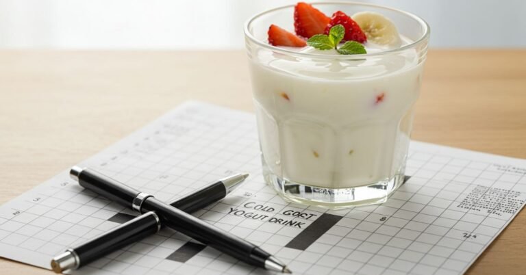 Cold Yogurt Drink Crossword